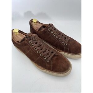 Allen Edmonds Porter City Men's Brown Suede Casual‎ Derby Sneakers 10 D